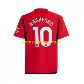 Koszulka Manchester United Marcus Rashford 10 Domowe Koszulki Piłkarskie 2023-2024 Krótki Rękaw
